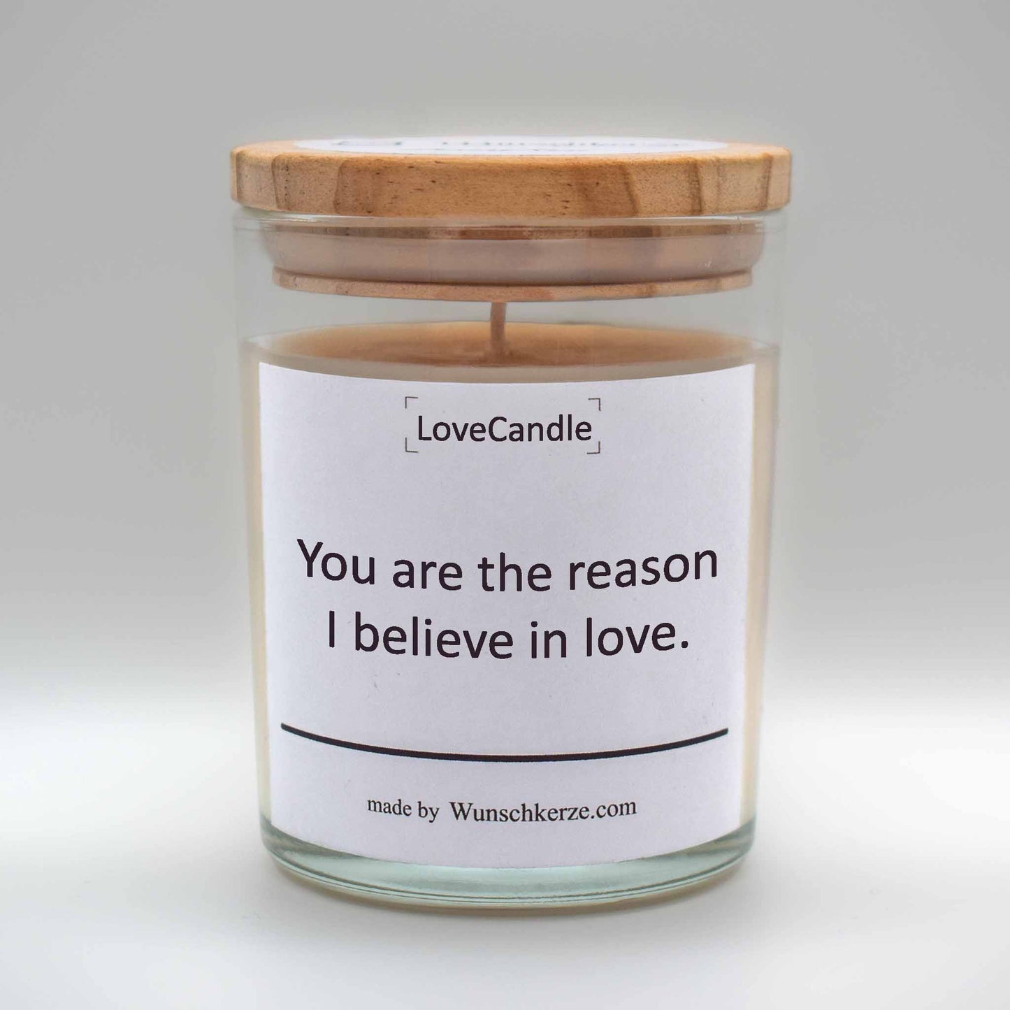 LoveCandle - You are the reason I believe in love.