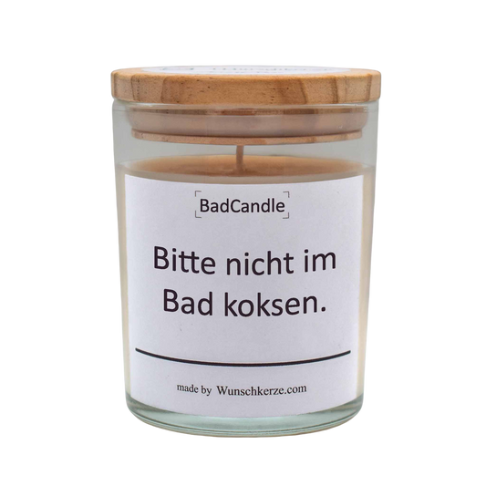 BadCandle - Bitte nicht im Bad koksen.