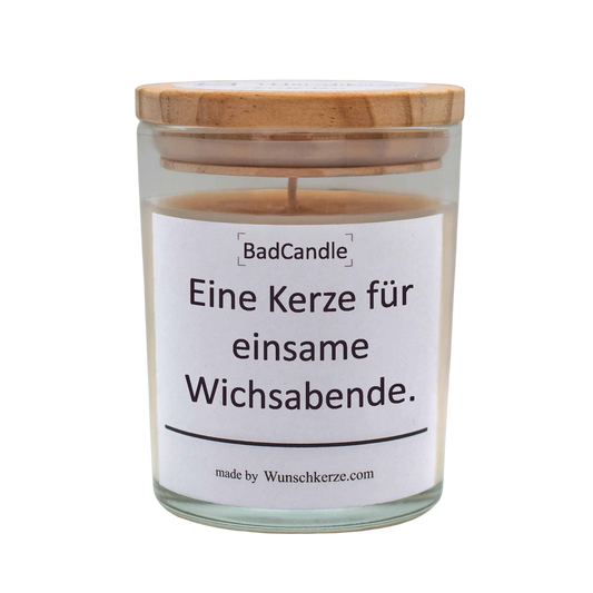 BadCandle - Eine Kerze für einsame Wichsabende.