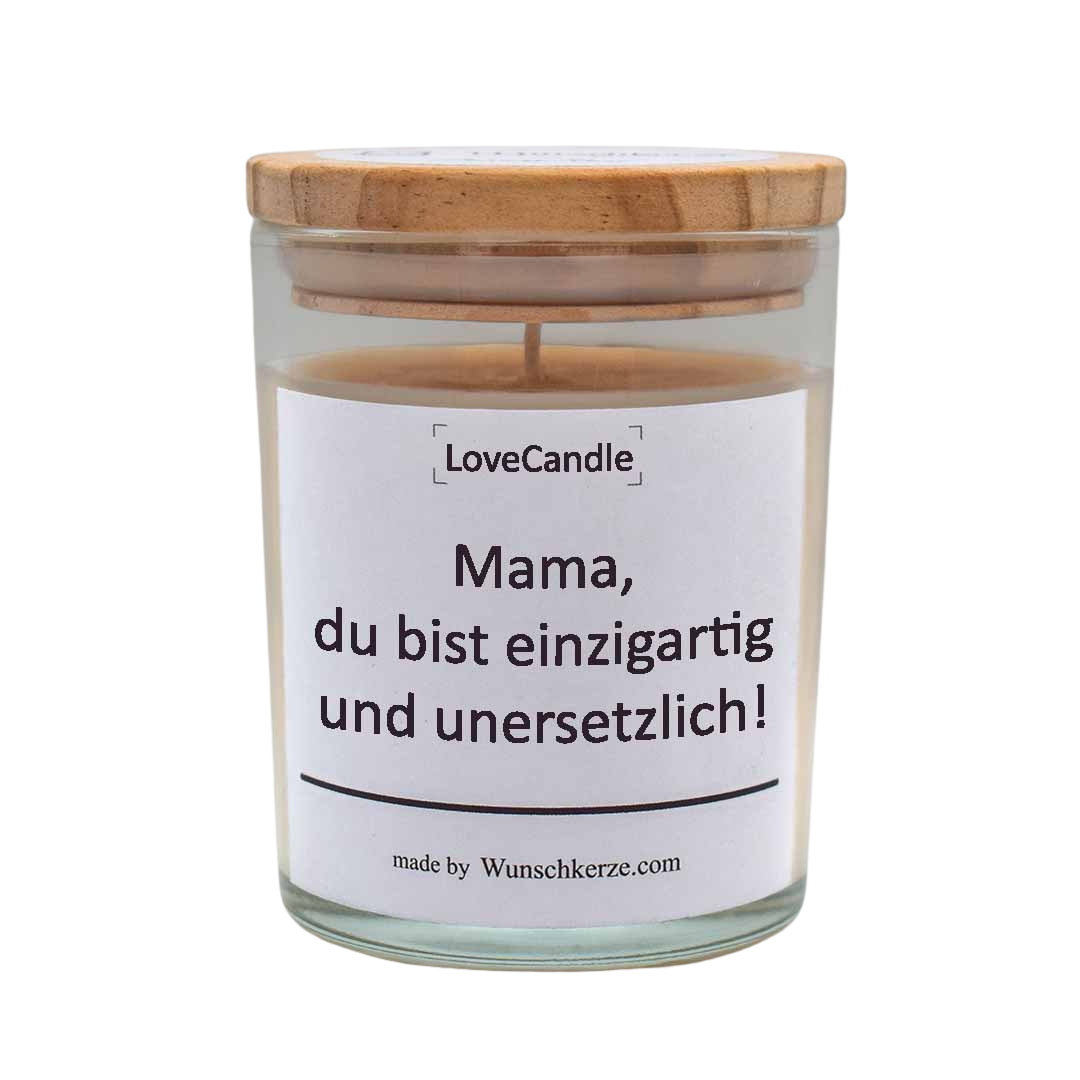 LoveCandle - Mama, du bist einzigartig und unersetzlich!