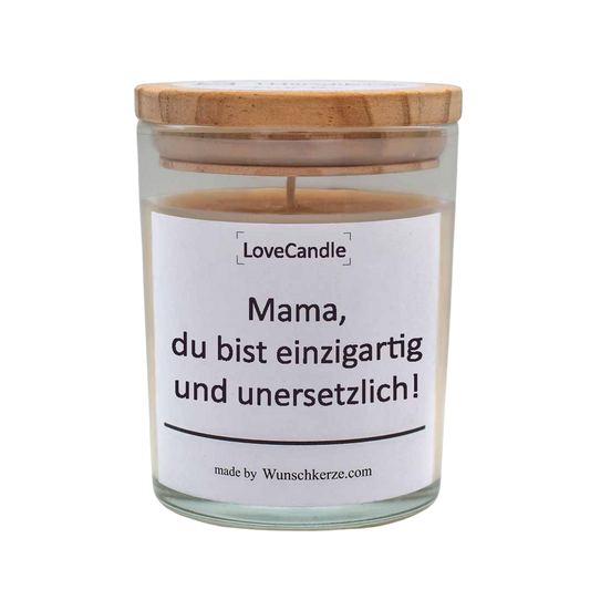 LoveCandle - Mama, du bist einzigartig und unersetzlich!