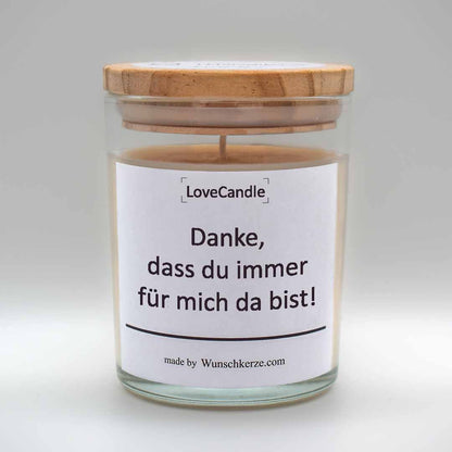 LoveCandle - Danke, dass du immer für mich da bist!