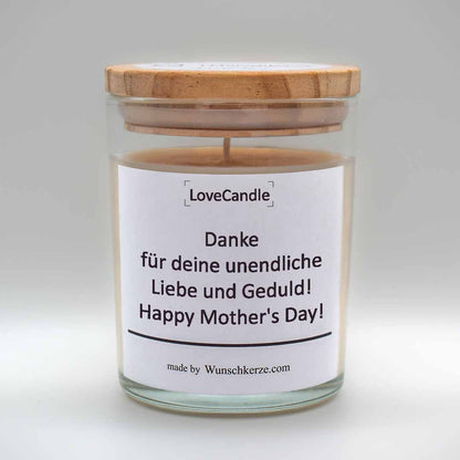 LoveCandle - Danke für deine unendliche Liebe und Geduld! Happy Mother's Day!