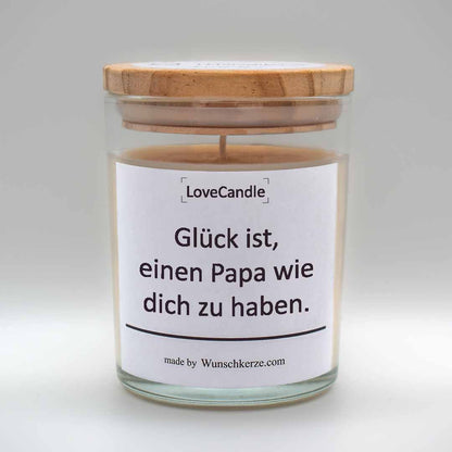 LoveCandle - Glück ist, einen Papa wie dich zu haben.